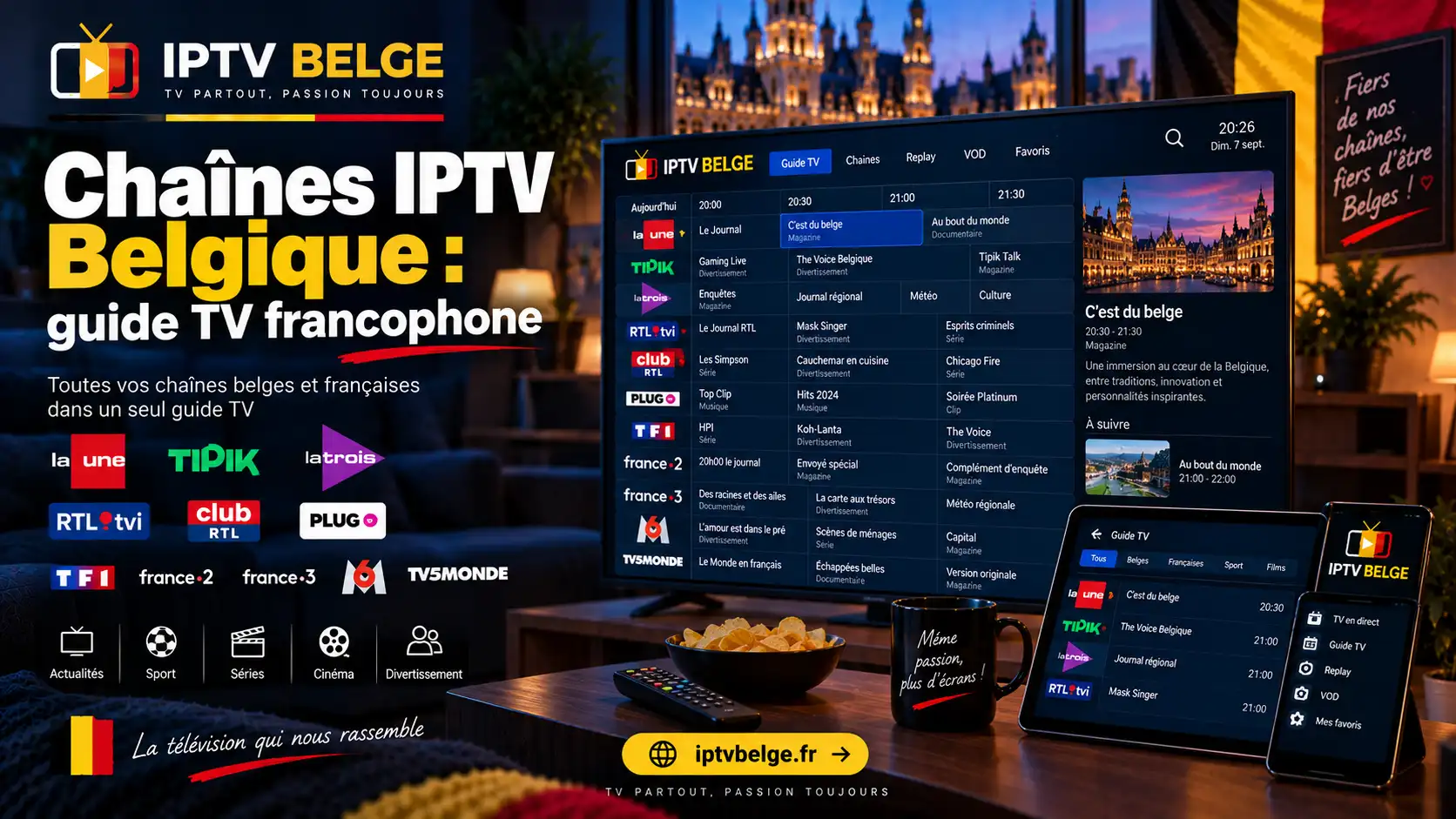 iptv belgique