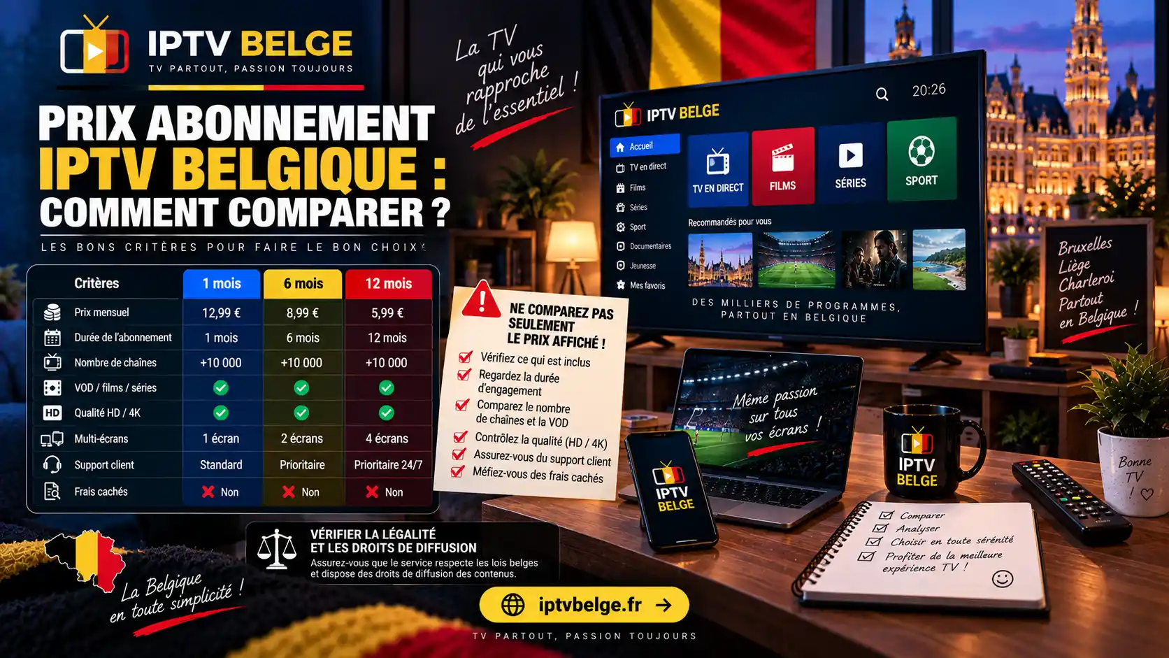 iptv belgique